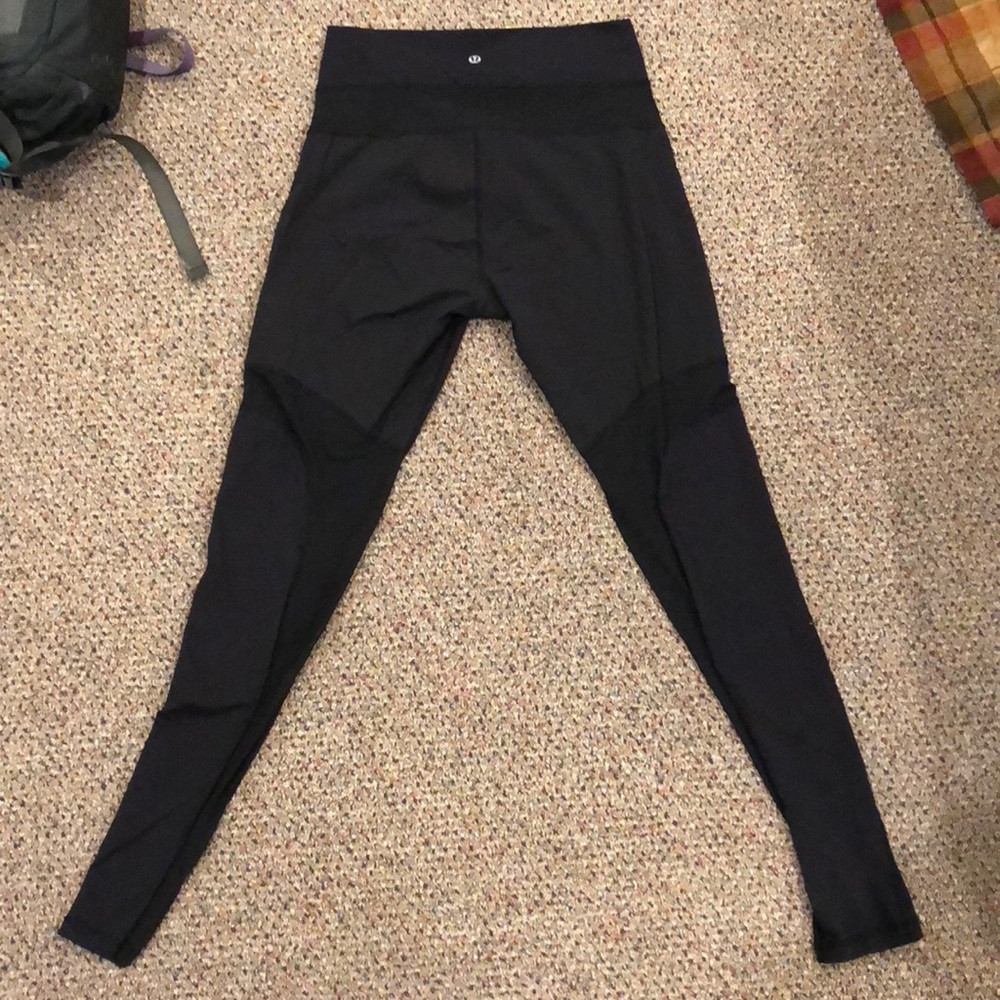 Lululemon full length mesh leggings
